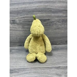 Jellycat London Medium Bashful Dinosaur Dino 9" Green Plush Dinosaur
